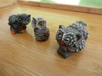 Verschillende uiltjes van kunststof en van steen, Ophalen of Verzenden, Nieuw, Dier