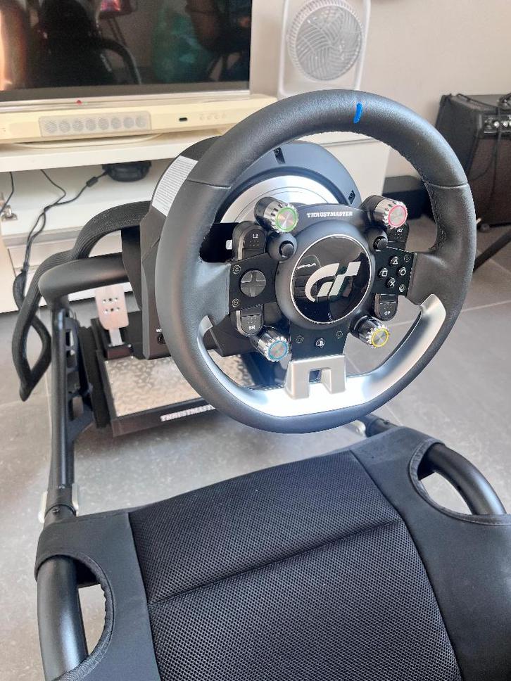 Thrustmaster T-GT II + T-LCM pedalen, Games en Spelcomputers, Spelcomputers | Sony Consoles | Accessoires, Zo goed als nieuw, PlayStation 4
