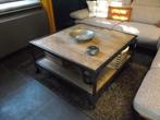 table de salon industrielle bois métal, Maison & Meubles, Comme neuf, Enlèvement, Métal
