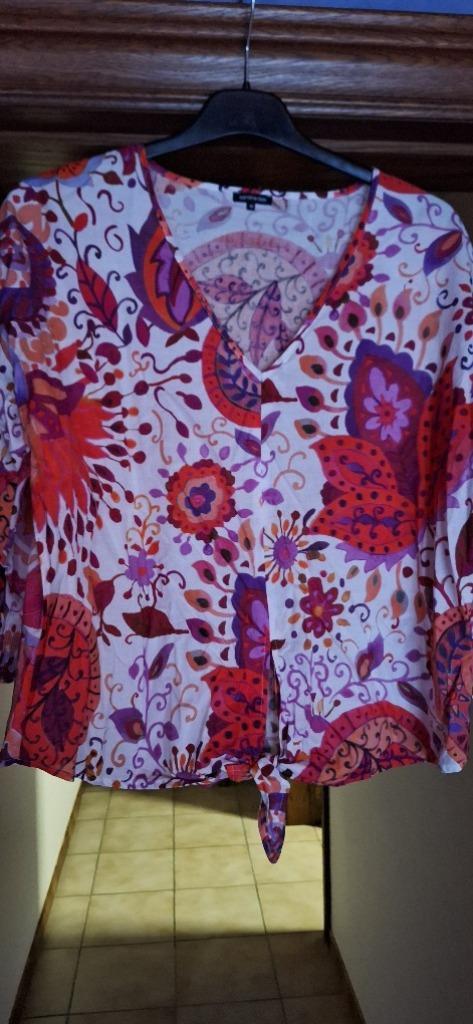 Caroline Biss blouse, Kleding | Dames, Blouses en Tunieken, Zo goed als nieuw, Maat 42/44 (L), Verzenden