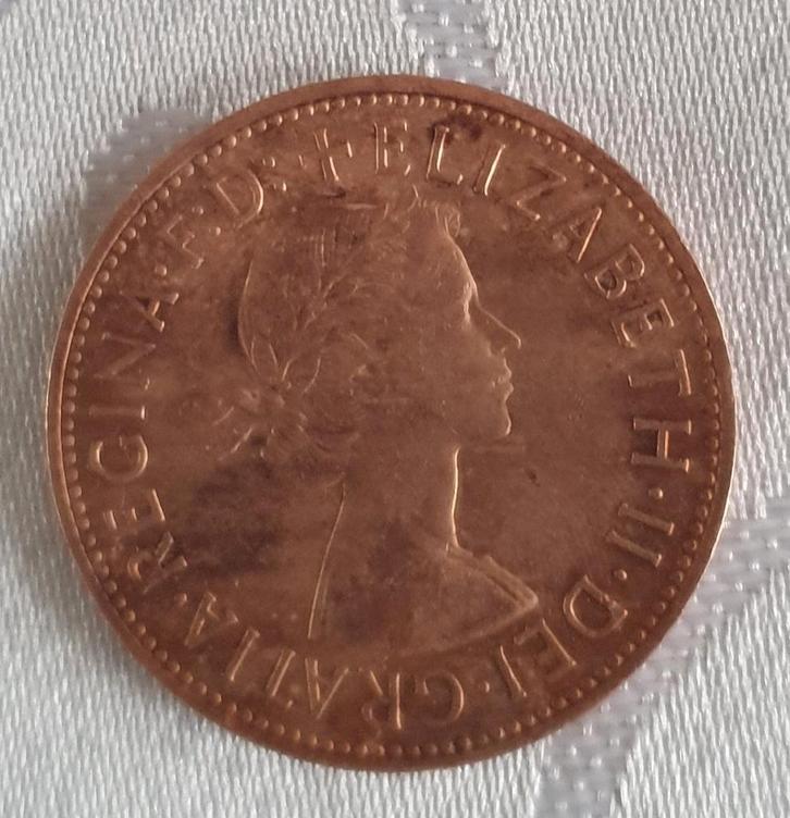 One penny van 1961 van Verenigd Koninkrijk, Timbres & Monnaies, Monnaies | Europe | Monnaies non-euro, Monnaie en vrac, Enlèvement ou Envoi