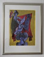 Corneille - Le lit Rouge - Gesigneerd - 1998, Antiek en Kunst, Ophalen of Verzenden