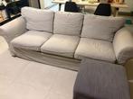 Canapé 3 places EKTORP + pouf, Huis en Inrichting, Ophalen, Gebruikt, Stof