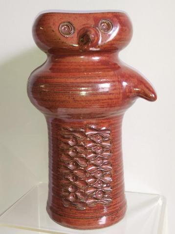 Jacques Pouchain - vase en forme de hibou - couleur spéciale