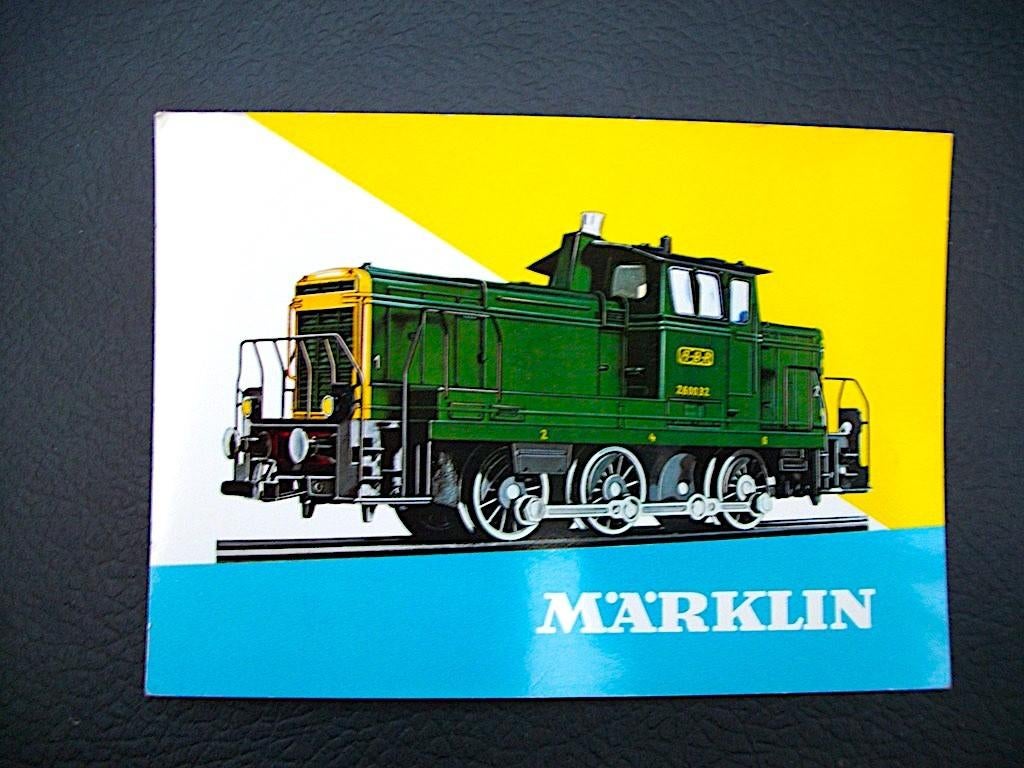 Carte Postale MÄRKLIN - Loco Diesel 260032 SNCB - réf. 3069, Enlèvement ou Envoi, Neuf, Autres, Carte ou Gravure
