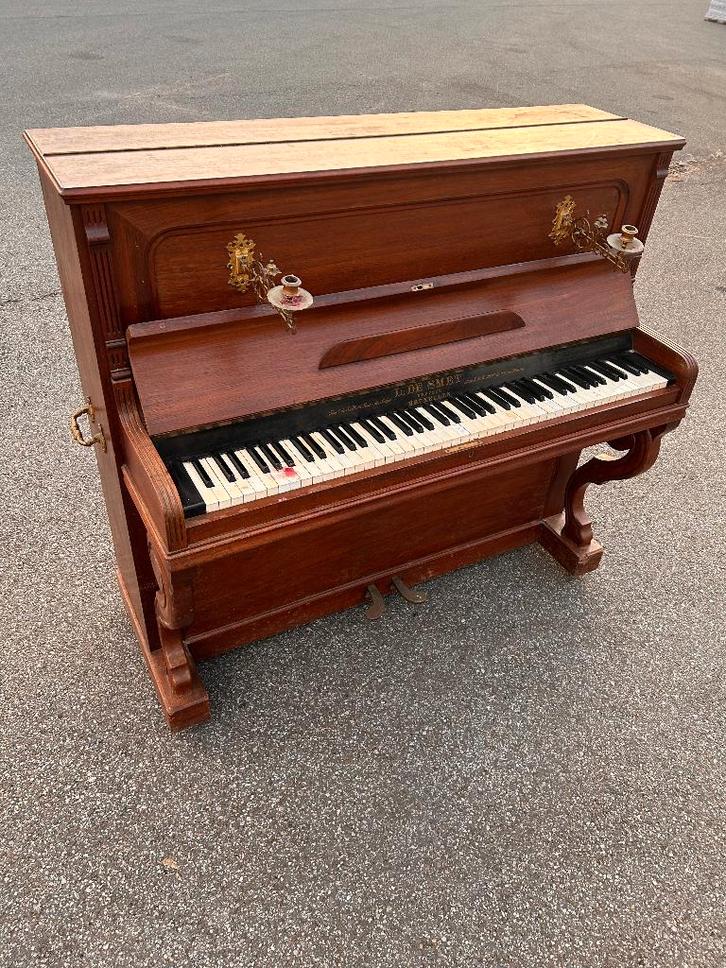 piano, Musique & Instruments, Pianos, Utilisé, Piano, Brun, Enlèvement