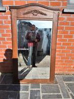 miroir  ancien  en chêne  1930 antiquité, Antiquités & Art