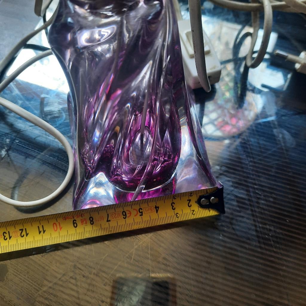 Superbes luminaires Val Saint Lambert avec cachet, Antiquités & Art, Antiquités | Verre & Cristal, Enlèvement