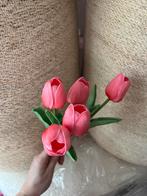 5 tulipes roses bicolore, Ophalen of Verzenden, Nieuw