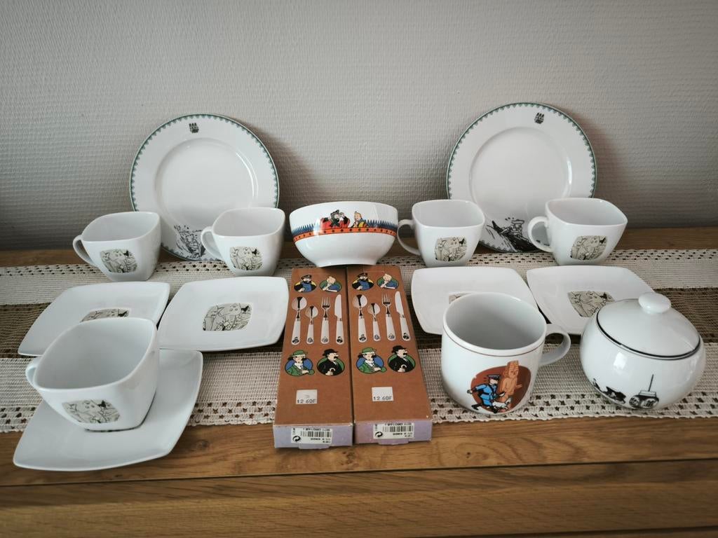 Vaisselle de collection BD Tintin à voir!, Collections, Personnages de BD, Enlèvement, Tintin