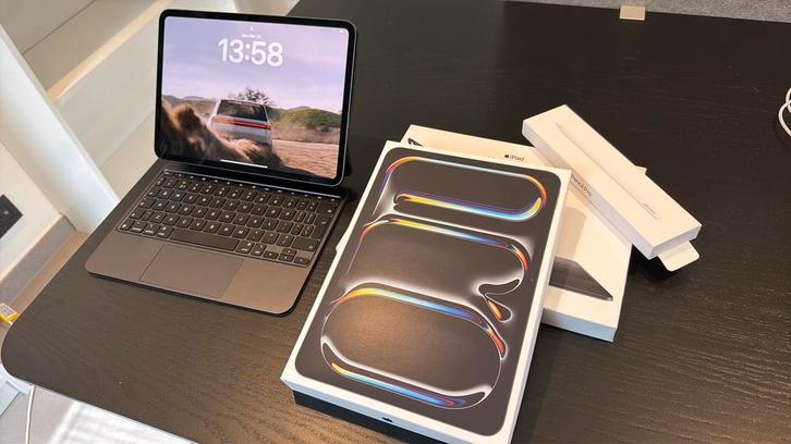 Apple iPad Pro M5, Computers en Software, Apple iPads, Overige modellen, Wi-Fi, 10 inch, 512 GB, Zwart, Ophalen of Verzenden