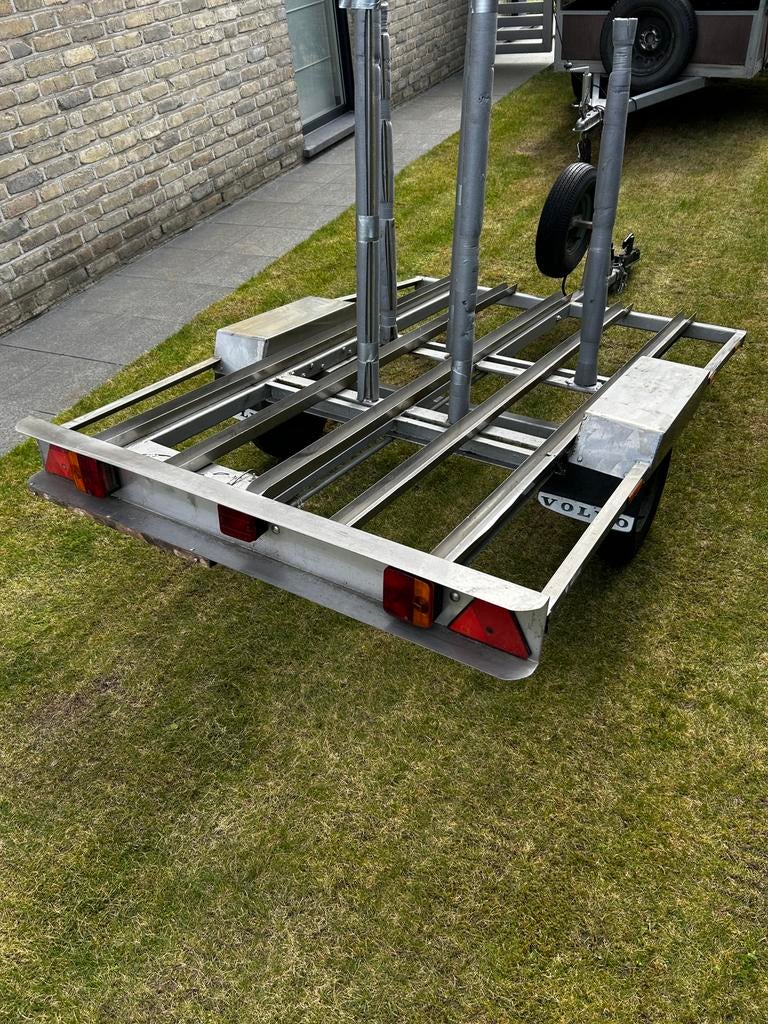 Aanhangwagen voor 5 fietsen, Auto diversen, Fietsendragers, Ophalen, 3 fietsen of meer, Gebruikt, Trekhaakdrager