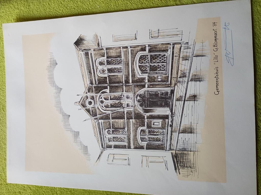 Windmolen de Eenhoorn Lillo ., Ophalen of Verzenden