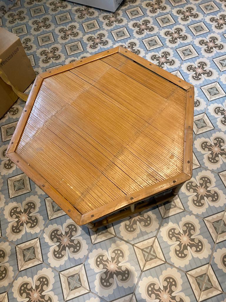 Rotan tafeltje, Ophalen, Gebruikt