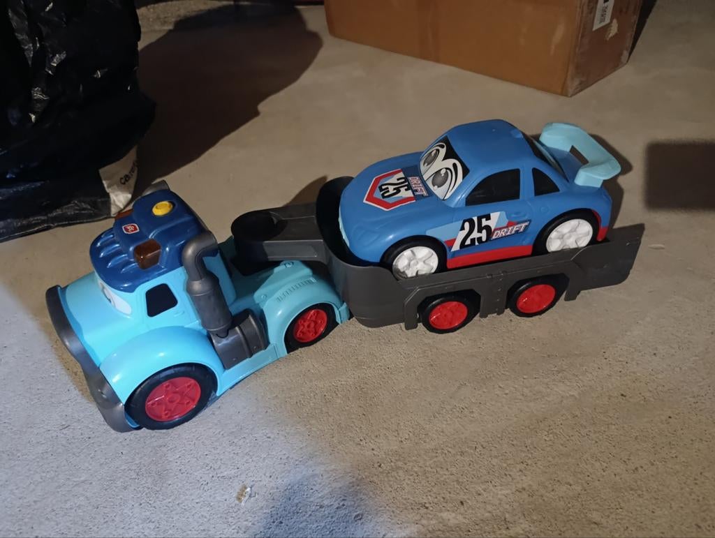 Grote camion transport, Enlèvement