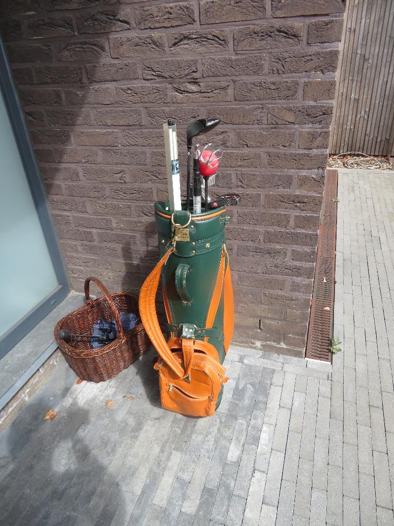 vintage Yokoma golf bag golftas collector,s item, Sport en Fitness, Golf, Ophalen, Gebruikt, Tas, Overige merken