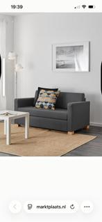 donkerblauwe (Ikea) tweepersoonszetel omvormbaar naar bed, Huis en Inrichting, Ophalen, 150 tot 200 cm, Tweepersoons, 75 tot 100 cm