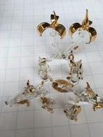 Support de Noël en verre/doré, Enlèvement ou Envoi, Comme neuf