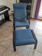 Poäng avec repose pied, Huis en Inrichting, Fauteuils, Ophalen, Zo goed als nieuw
