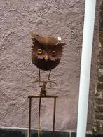 Brochette de jardin en fer avec motif hibou, Enlèvement ou Envoi, Comme neuf
