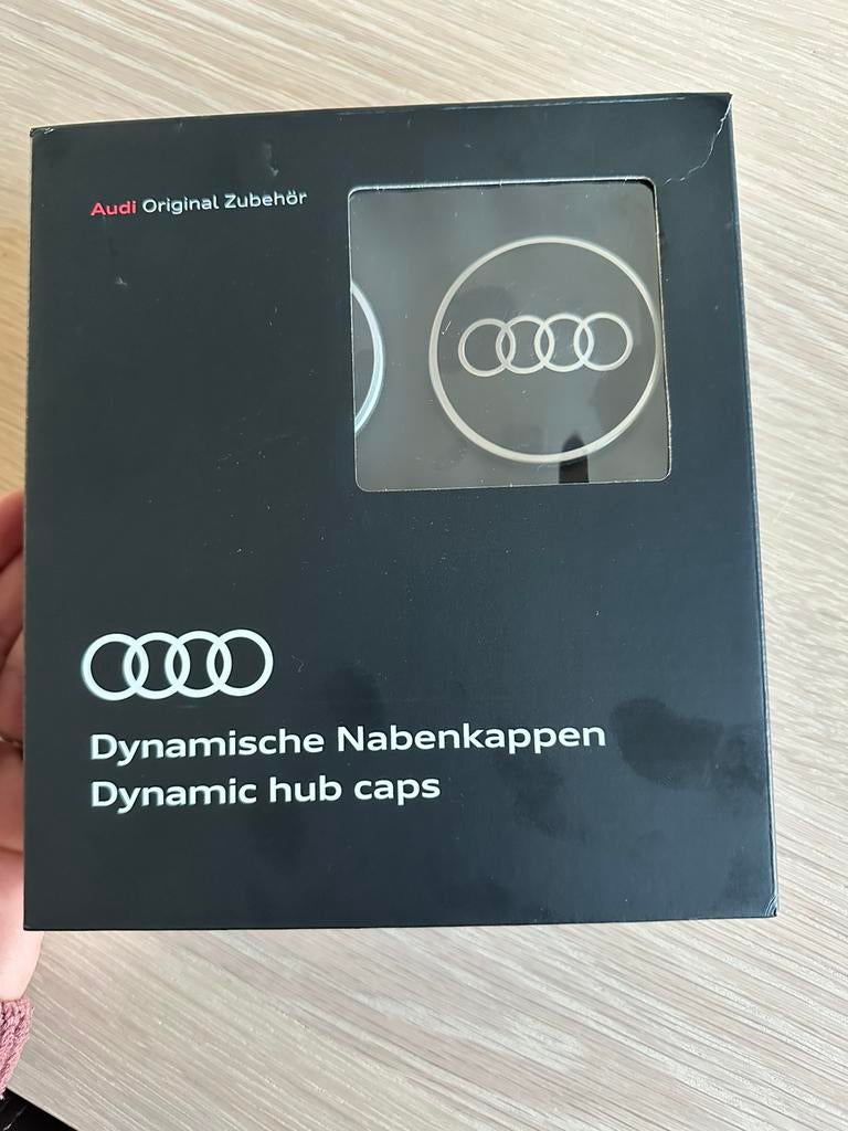 Dynamische wielnaafkappen Audi, Ophalen of Verzenden, Nieuw