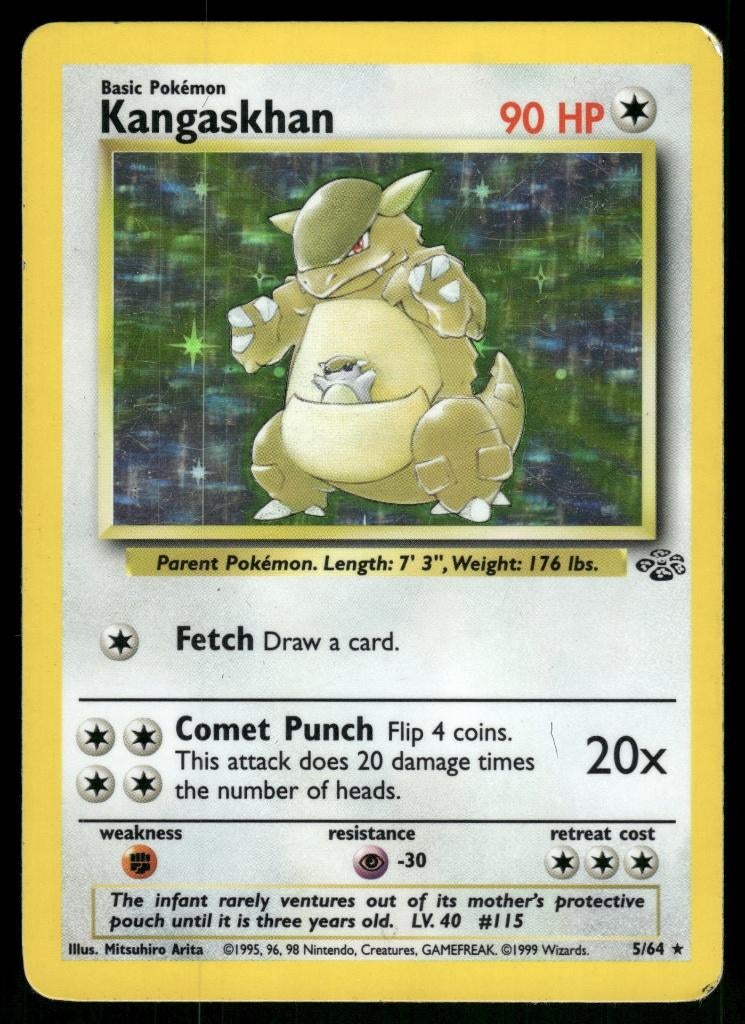 Kangaskhan 5/64 - Jungle (Good), Hobby en Vrije tijd, Verzamelkaartspellen | Pokémon, Gebruikt, Verzenden