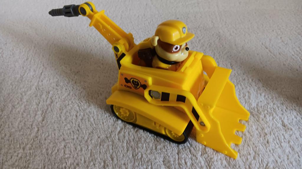 Paw Patrol - Rubble’s Bulldozer - met speelfiguur, Ophalen, Gebruikt