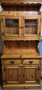 buffetkasten, Huis en Inrichting, Kasten | Buffetkasten, Ophalen, Zo goed als nieuw, Met deur(en), Glas