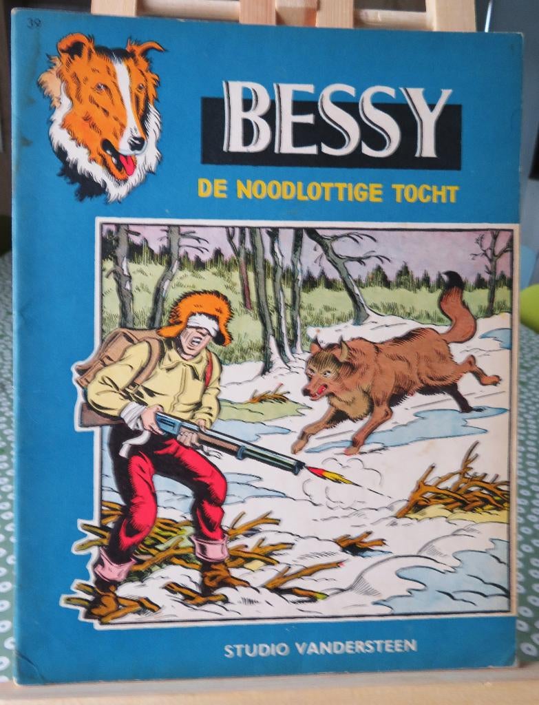 Bessy nr 39 De noodlottige tocht., Ophalen of Verzenden, Gelezen, Willy Vandersteen