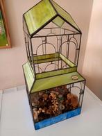 Origineel handgemaakte Tiffany mini decoratie serre, Ophalen