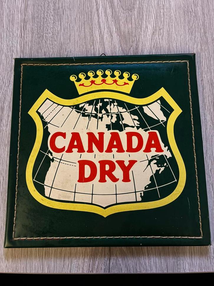 Reclame Canada Dry, Verzamelen, Stickers, Gebruikt, Ophalen