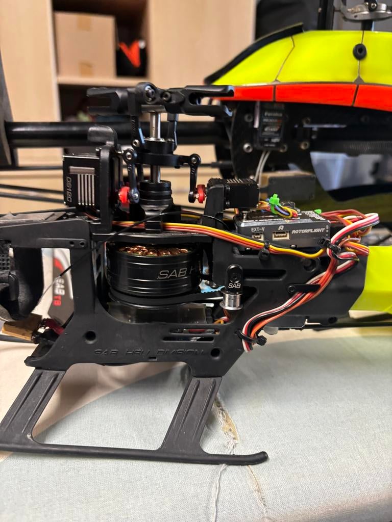 SAB Goblin Fireball + NIEUWE Nexus-XR (0 uur) – topstaat, RTF (Ready to Fly), Helikopter, Nieuw, Ophalen