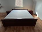 Slaapkamer, mahonie kleur, delen ook apart te koop, Ophalen, Overige kleuren, Zo goed als nieuw, 180 cm