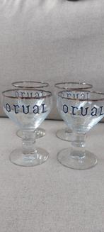 4 verres orval, Collections, Marques de bière, Enlèvement ou Envoi
