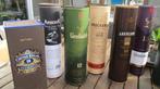 Verzameling lege whisky kokers, Ophalen