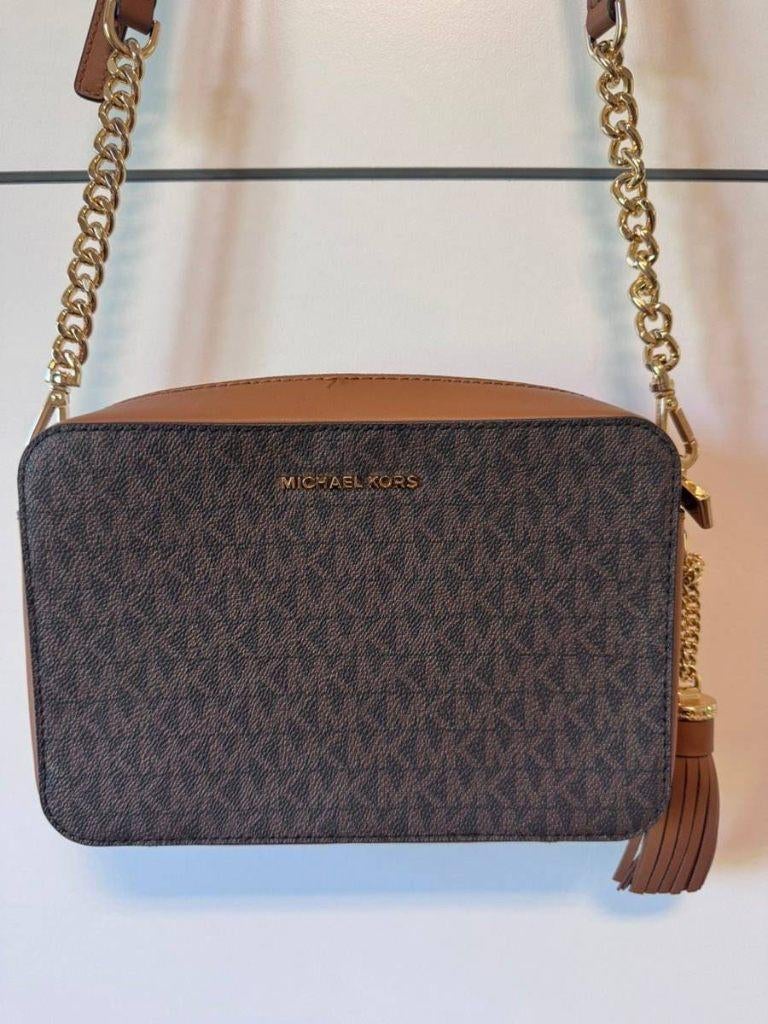 Originele Michael Kors tas, Verzenden, Nieuw, Bruin, Schoudertasje