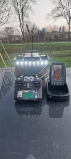 Voerboot met hook release en dieptemeter, Ophalen