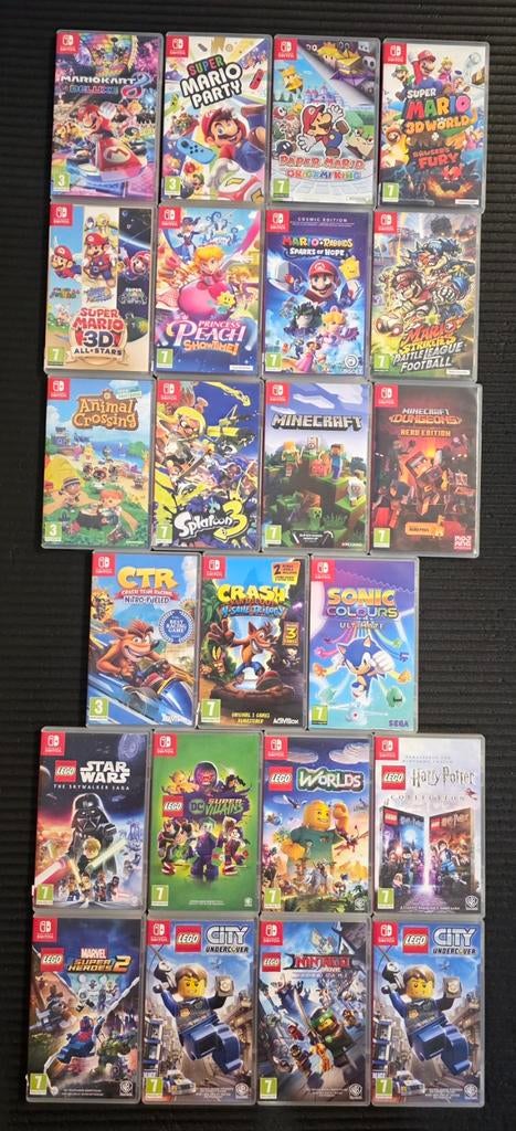 NINTENDO SWITCH SPELLETJES IN NIEUWSTAAT, Enlèvement ou Envoi, Sport