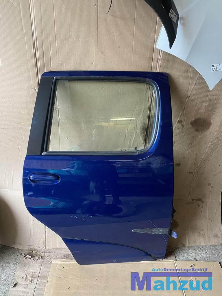 Toyota Yaris VERSO blauw rechts rechter achter deur portier, Info@toyota.co.jp, Gebruikt, Deur, Achter