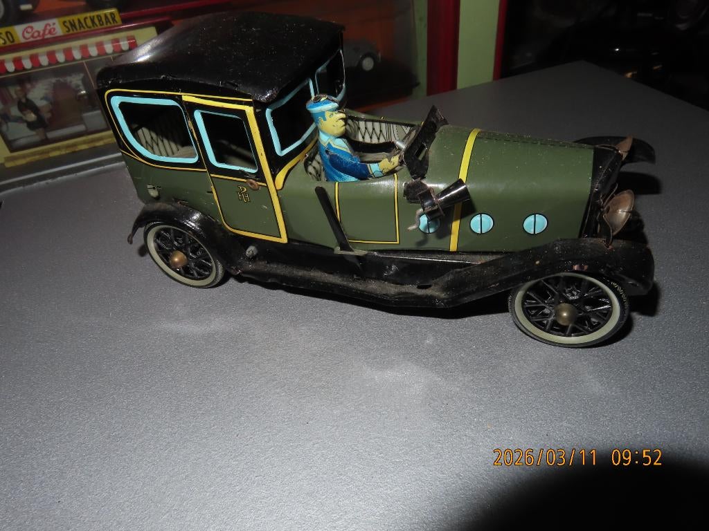 blikken oldtimer wind up van het merk Paya, Antiek en Kunst, Verzenden