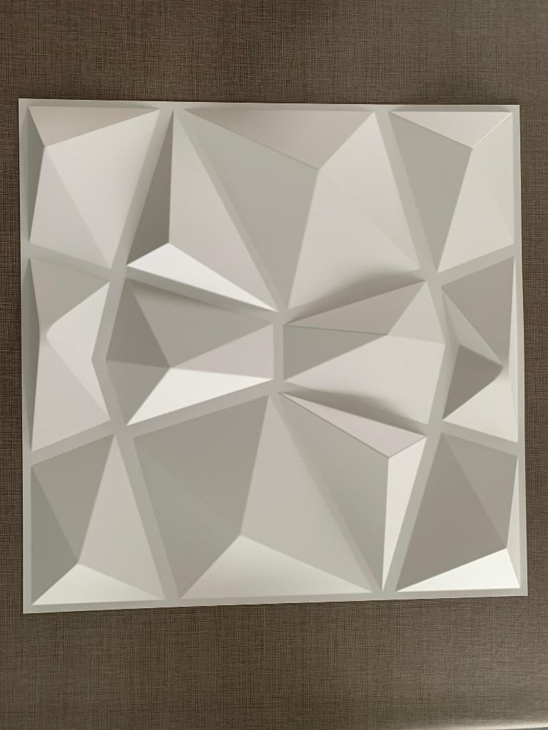 PVC 3D Wandtegels 19 stuks 50x50-NIEUW!, Ophalen, 40 tot 60 cm, Wandtegels, Nieuw