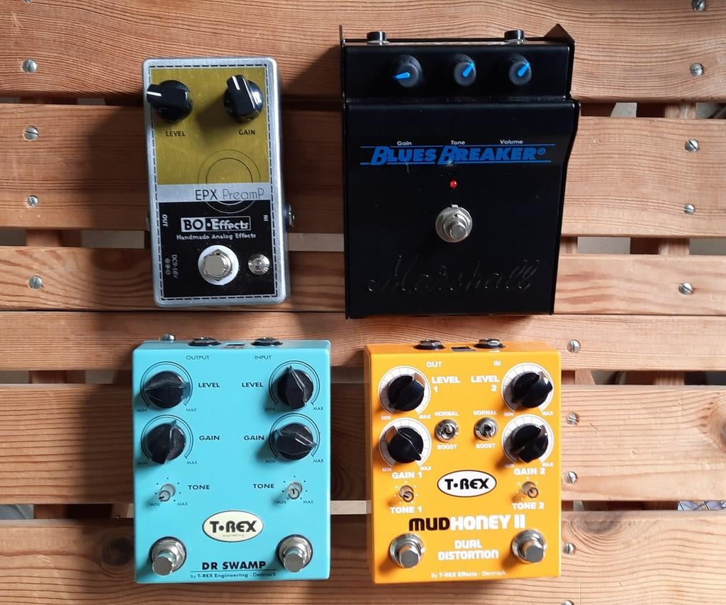 Lot de pédales (Marshall T-Rex Bo*Effects), Muziek en Instrumenten, Effecten, Ophalen of Verzenden