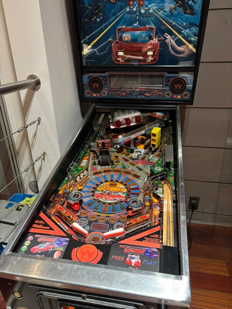 Flipper WILLIAMS : THE GETAWAY - HIGH SPEED II, Verzamelen, Ophalen, Zo goed als nieuw, Elektronisch, Williams
