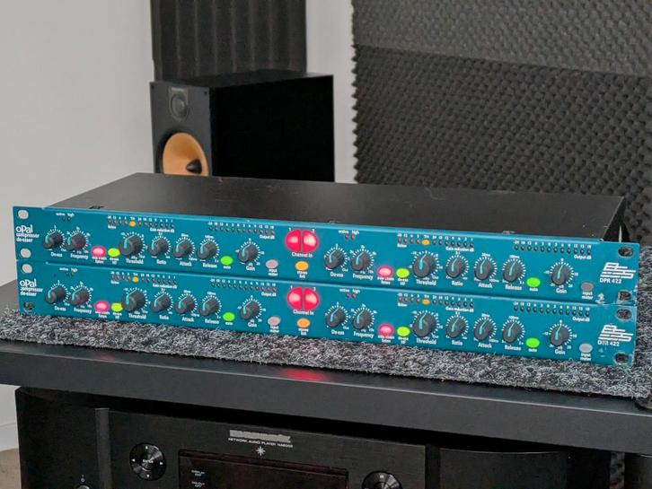 BSS Opal DPR 422, dual compressor / de-esser, 2 stuks, Audio, Tv en Foto, Professionele apparaten, Gebruikt, Audio, Ophalen of Verzenden