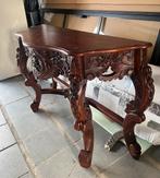 houten console met houtsnijwerk, Ophalen