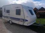 Caravan hobby 410 met voortent, Caravans en Kamperen, Ringverwarming, Vast bed, Hobby, Particulier
