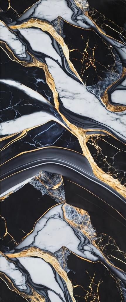 Panneaux pvc noir marbre, Enlèvement