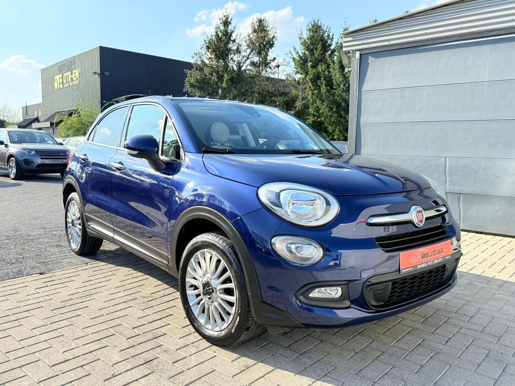Fiat 500x 86.000km schuifdak 1j Garantie, Auto's, Fiat, Voorwielaandrijving, Euro 6, 500X, Leder