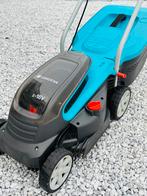 Gardena accugrasmaaier Powermax 32/36V+lader+4 accu’s, Ophalen, Cirkelmaaier, Accu-grasmaaier, Zo goed als nieuw