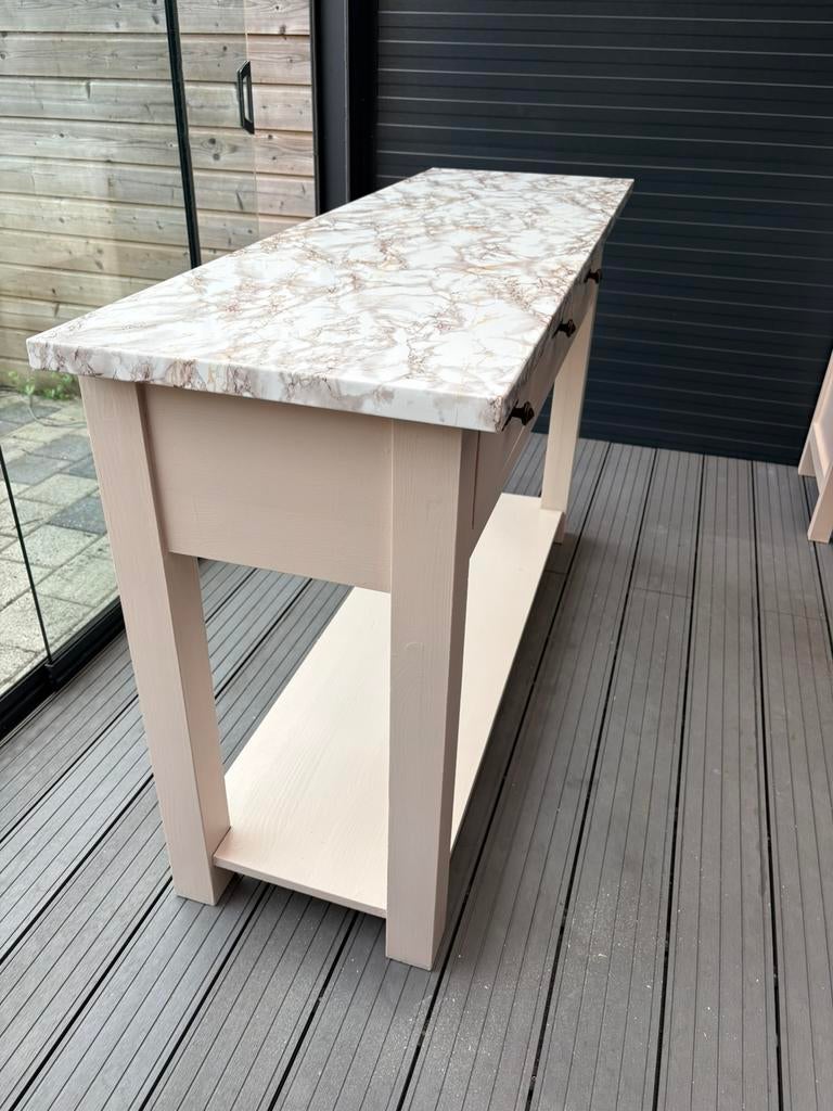 Mooie landelijke wandkast/ sidetable, Enlèvement, Comme neuf